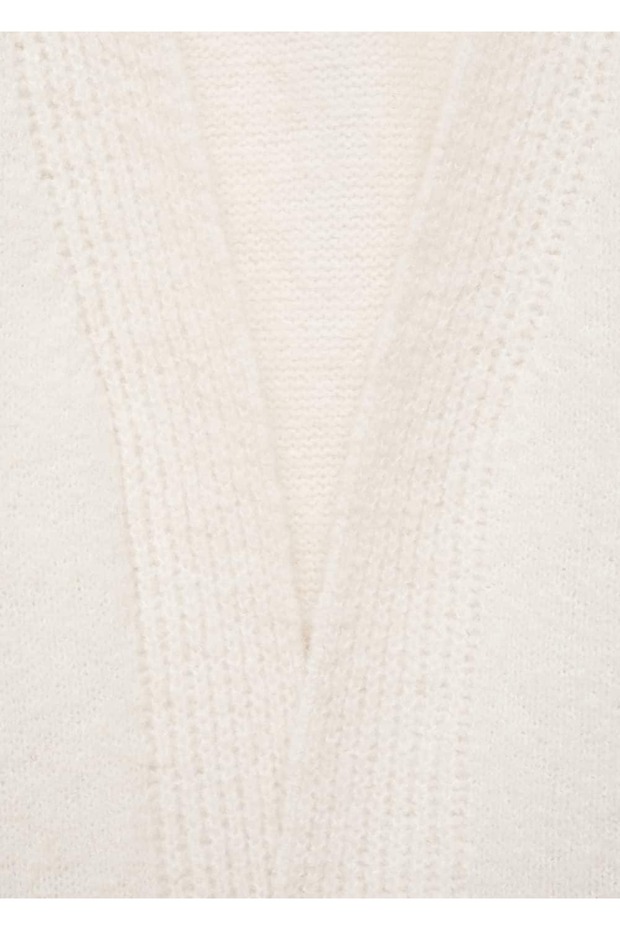 V Yaka Triko Hırka - 5