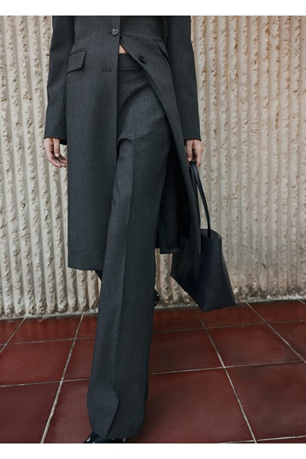 İspanyol paçalı takım pantolon - 5