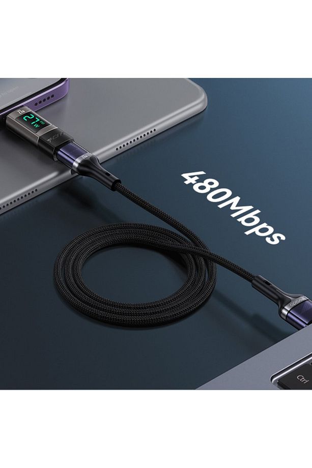 27W Lightning to Type C Çevirici Dönüştürücü Iphone Yuva Çevirici Otg Adaptör Hızlı Şarj Dönüştürücü - 4