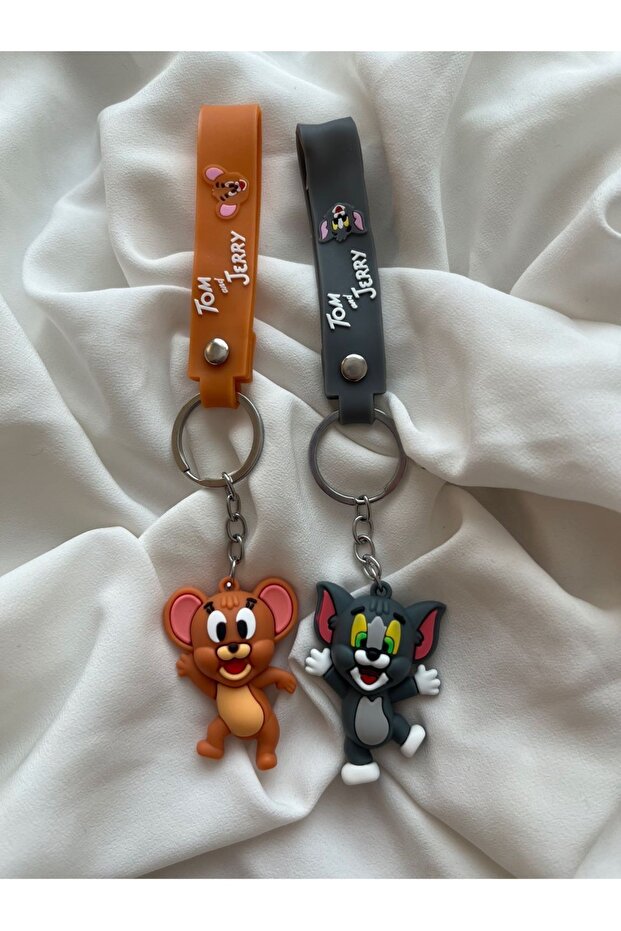 Tom Ve Jerry Çift Anahtarlık (2 Ürün) - 1