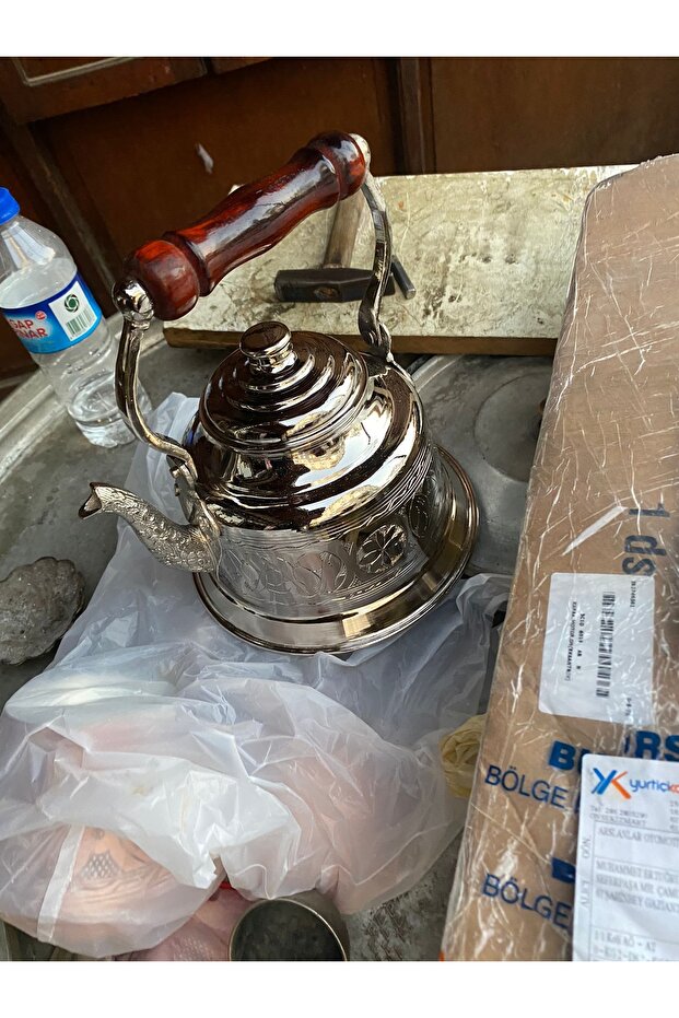 إبريق شاي نحاسي هوم ديكور - مقاوم للآلة - 3