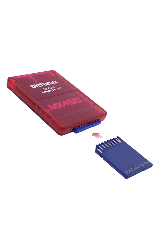 محول بطاقة SD/TF من Sd-red Bitfunx Mx4sio Sio2sd لقارئ الألعاب لجهاز PS2 وPlaystation2