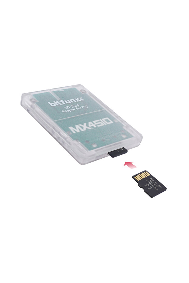 TF-MICRO SD TRA Bitfunx MX4SIO SIO2SD SD/TF Card Adapter Game Reader for PS2 Playstation2 Game Conso - 1