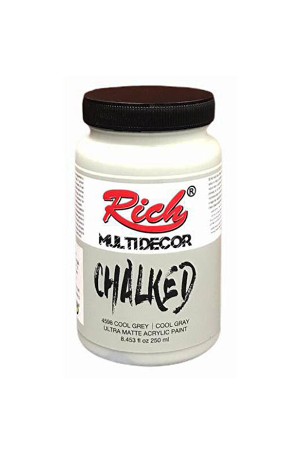 Multi Decor Chalked 250ml - Cool Grey 4598 - 1