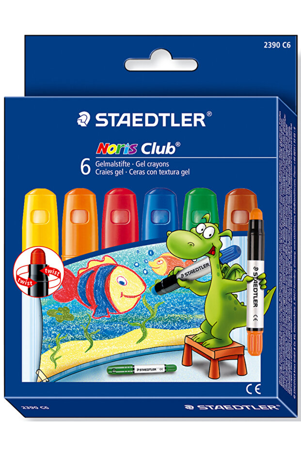 Noris Club Classic Gel Pastel Paint - 6 Colors
