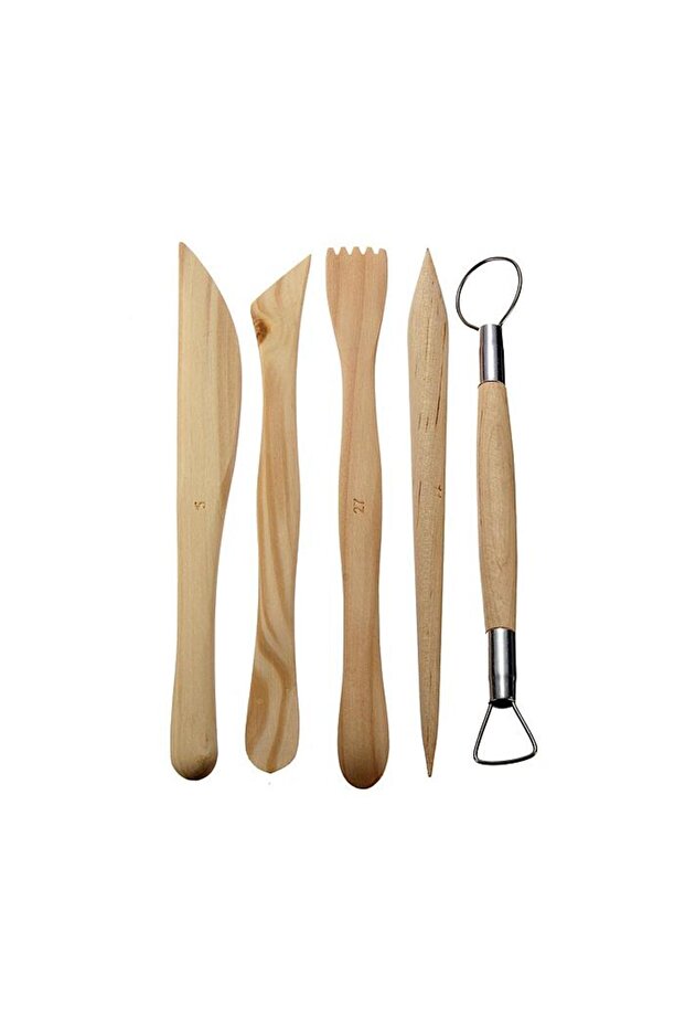 Ahşap Ebeşuar Seti 15cm - 5 Parça - 3