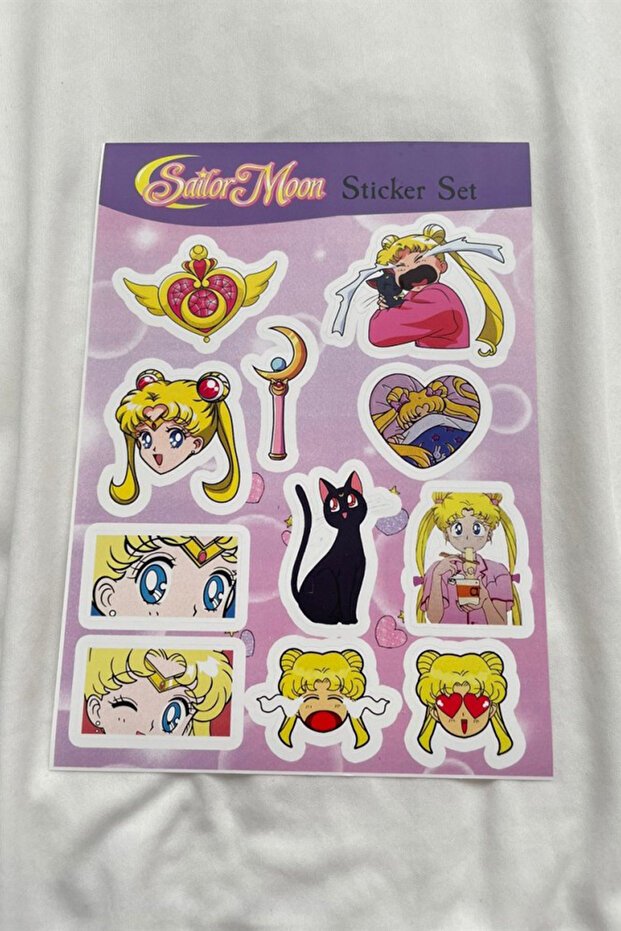 Sailor Moon Notebook, Ajanda Sticker Seti - 4