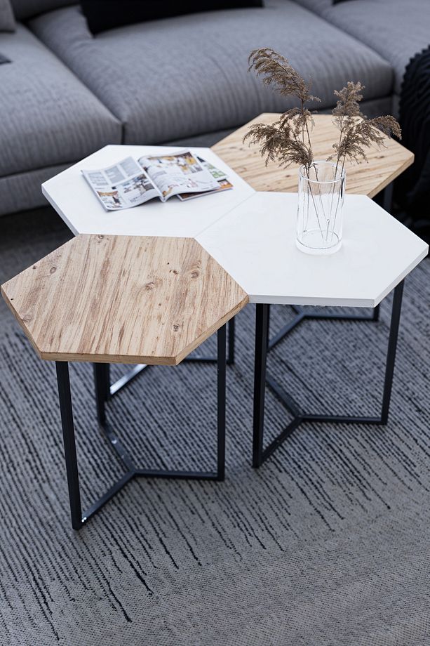 HEXA - Triad Orta Sehpa 4'lü Modül (45x45x45 Tek Modül Ölçüsü) - 1