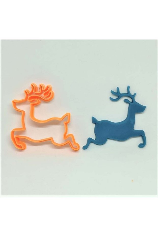 Deer Christmas Cookie Mold 8 cm