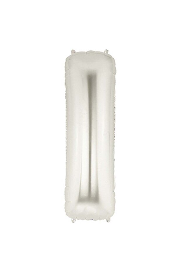 Letter I Foil Balloon 35 cm Silver
