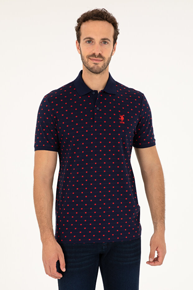 Men's Navy Blue T-Shirt 50282501-Vr033