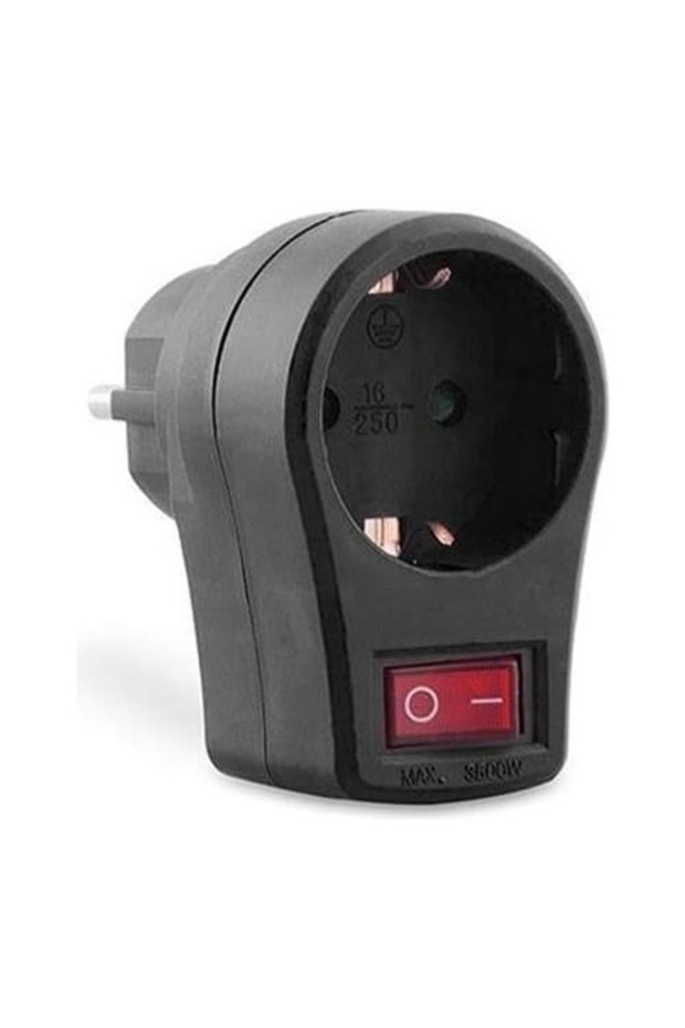 مقبس واحد مع مفتاح محمي بالتيار - 1