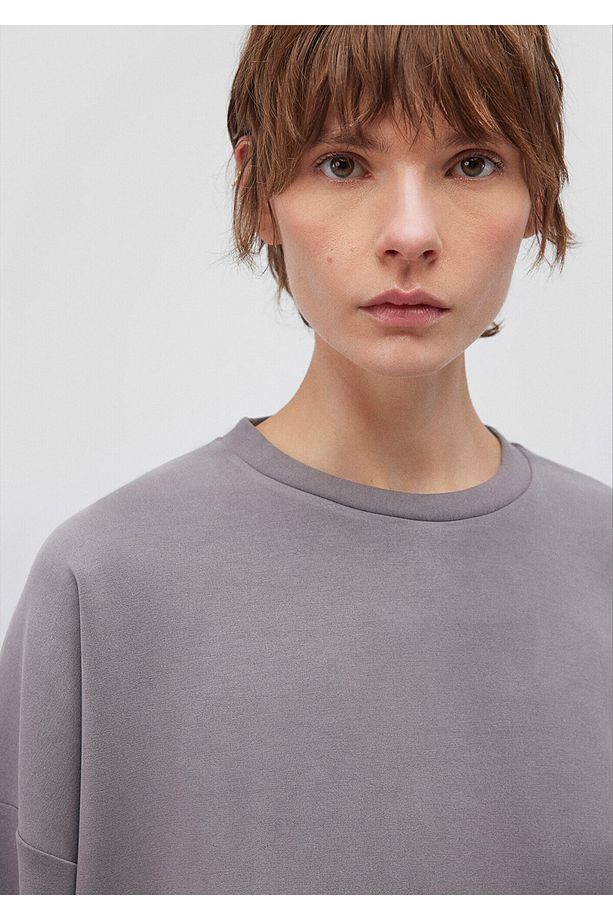 Lux Touch TENCEL TM Gri Modal Sweatshirt 168837-70122 - 5