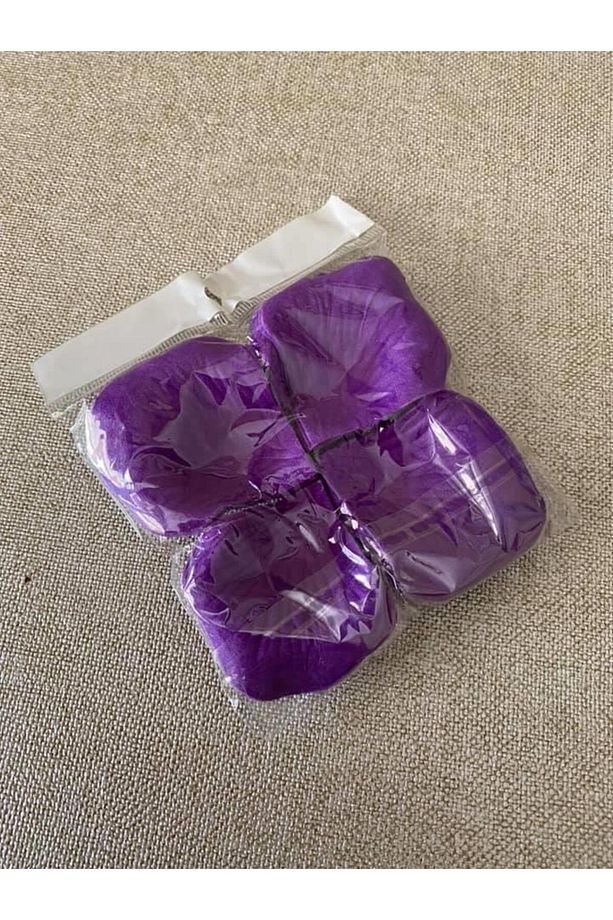 Yapay Mor Gül Yaprağı 5x5cm 96 Adet - Yapay Gül Yaprak - 2
