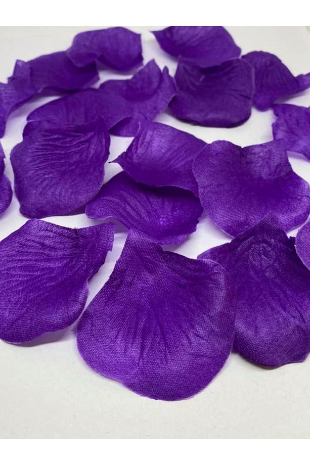 Yapay Mor Gül Yaprağı 5x5cm 96 Adet - Yapay Gül Yaprak - 5