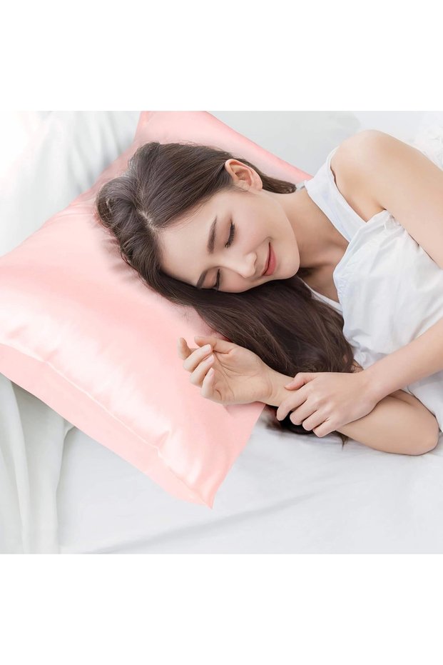 Certified 100% Pure Silk Pillowcase Pink 50X70Cm - Women's Hair Beauty Care Silk Case