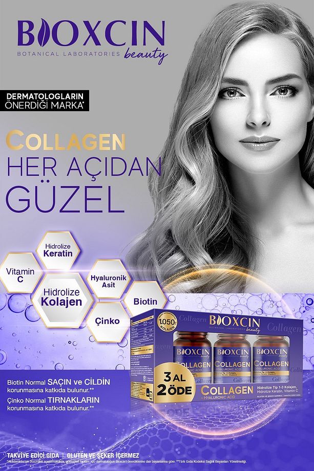 Beauty Collagen Tablet 3 Al 2 Öde - Tip1 Tip 3 Hidrolize Kolajen - 3