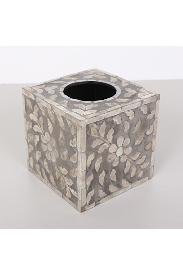 Anita Pearlescent Square Napkin Holder 15X15X15 cm