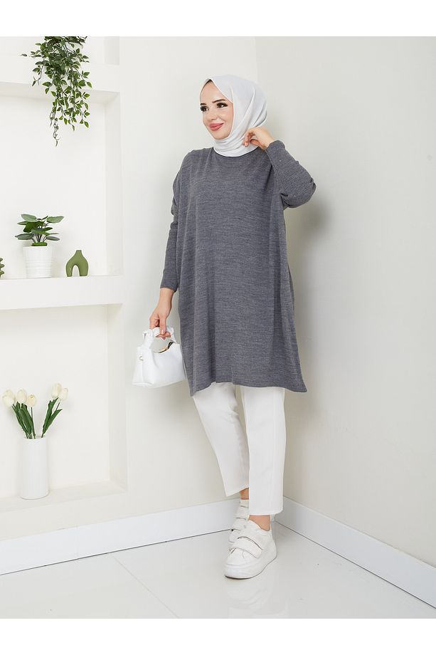 Harika Balıkçı Yaka Triko Tunik - 6