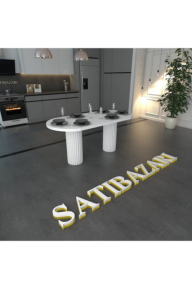 satıbazarı lotus yemek masası 170x80 (sadece masa) - 2