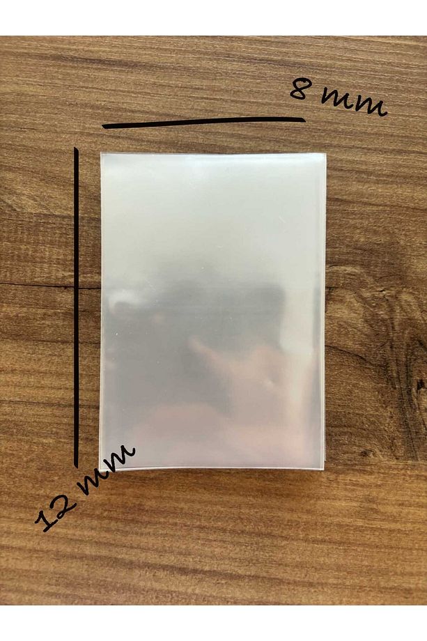 8x12 Cm Mini Şeffaf Jelatin Poşet Bantsız Düz 50 Adet - 2