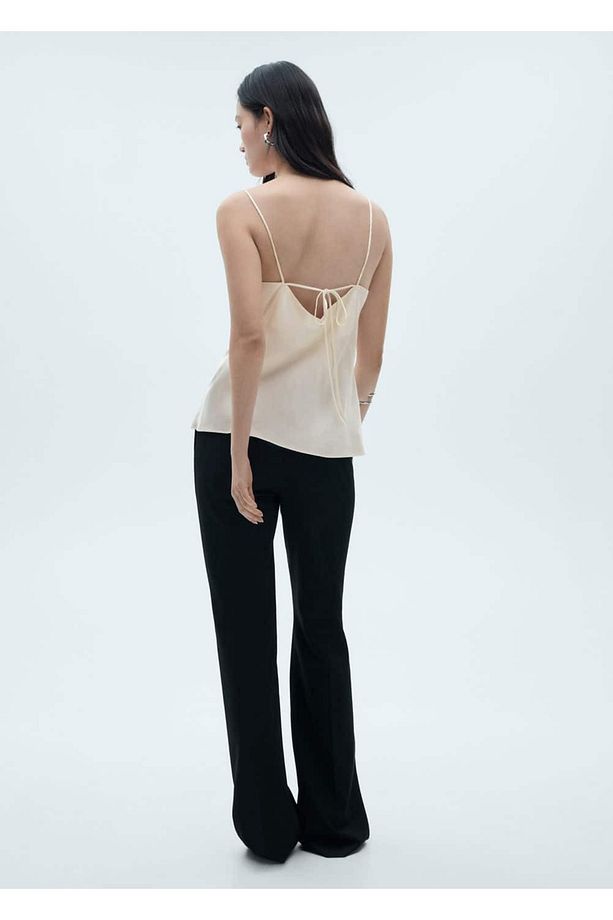 Saten ipek bluz - 4