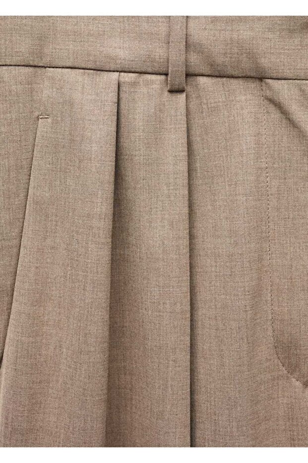 Yünlü takım elbise pantolonu - 8