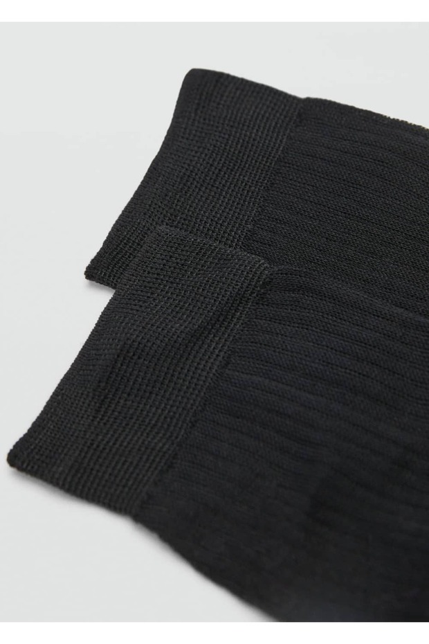 Pamuklu ribana çorap - 1