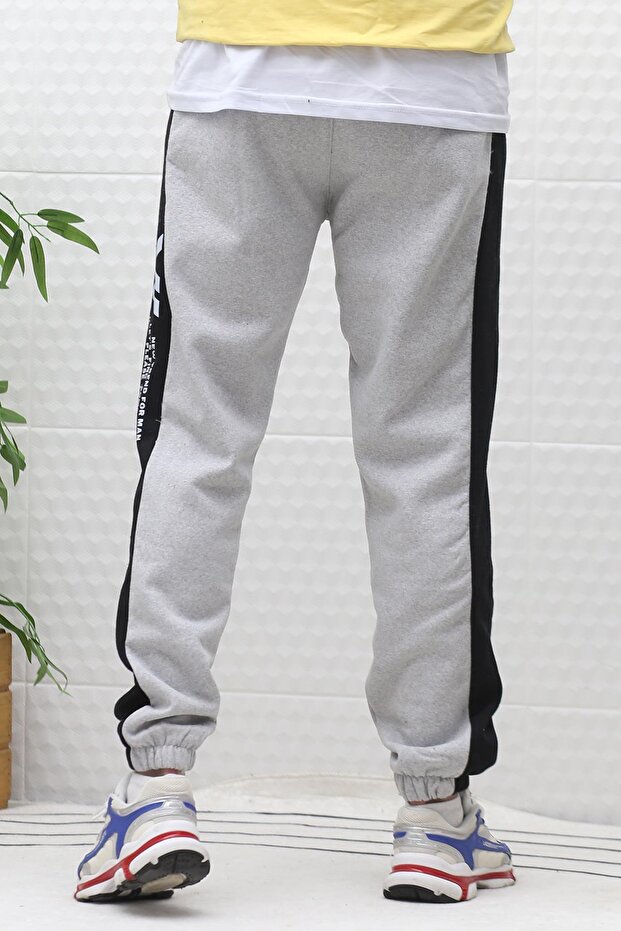 بنطال رياضي شتوي سميك مطبوع من 3 خيوط للرجال - 6