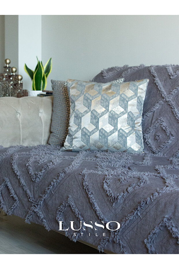 Scandinavian Smoked Sofa Cover 180 X 240
