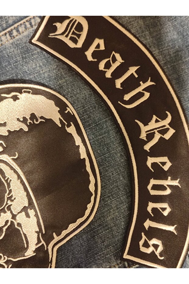 رقعة ظهر مطرزة كبيرة الحجم لراكبي الدراجات النارية - 3