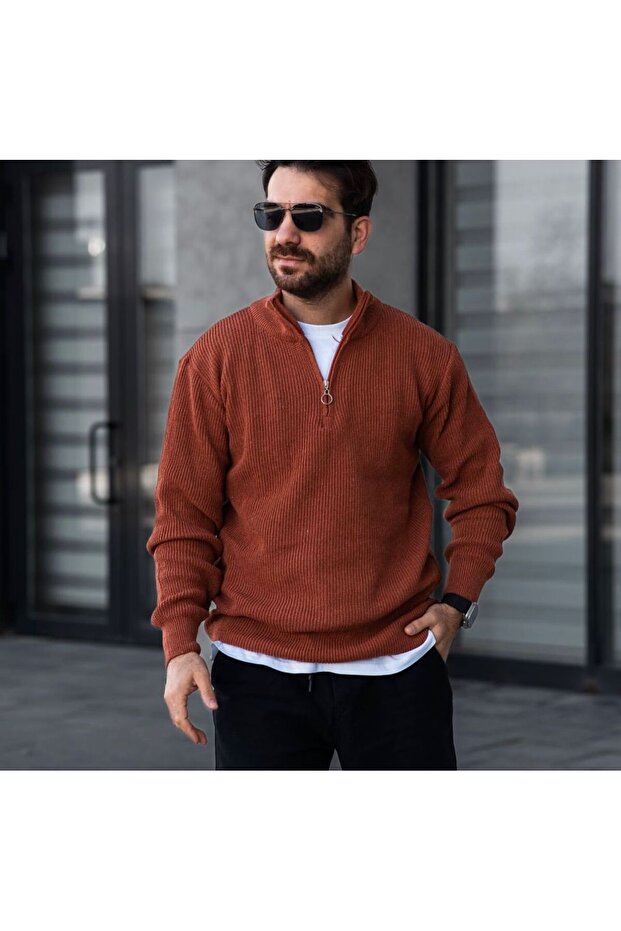 سترة رجالية من MİLO FASHION بنصف سحاب