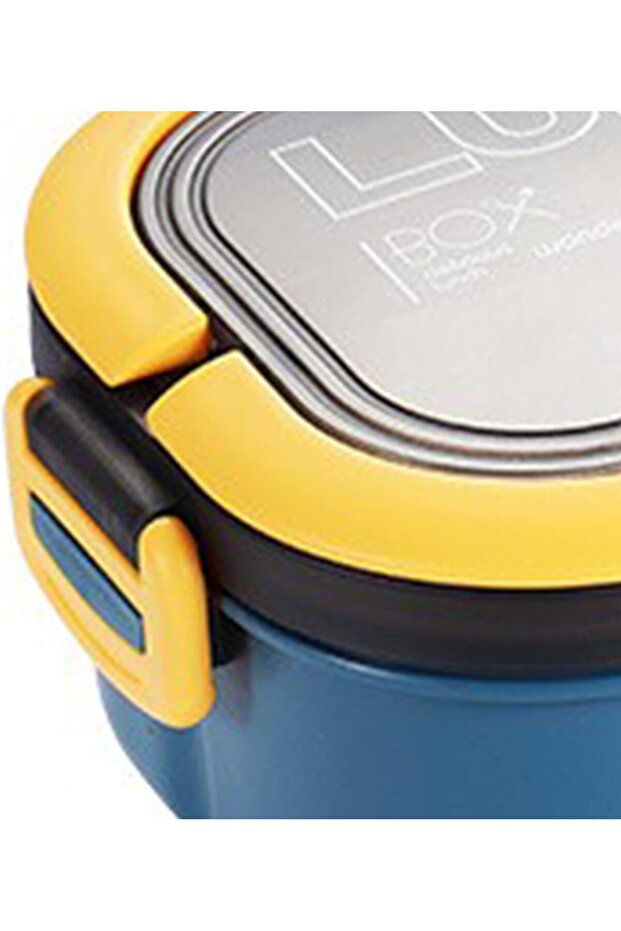 1200ml 2 Layer Bento Lunch Box - Air Lock and Bpa Free, 6 Compartments - 3