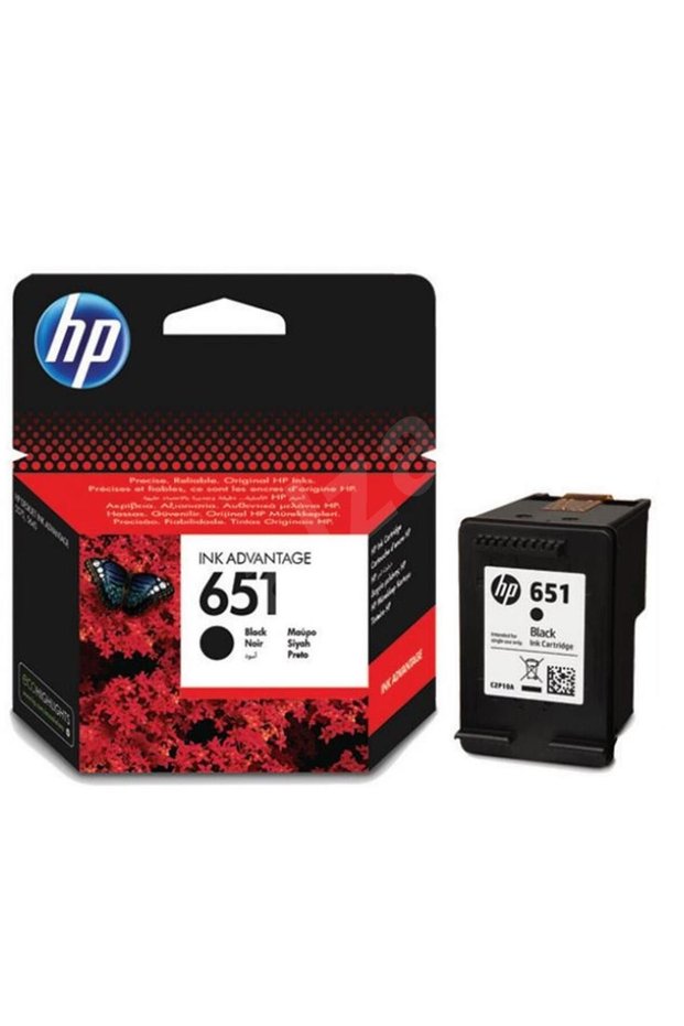 Hp 651 Black Black Cartridge C2P10Ae