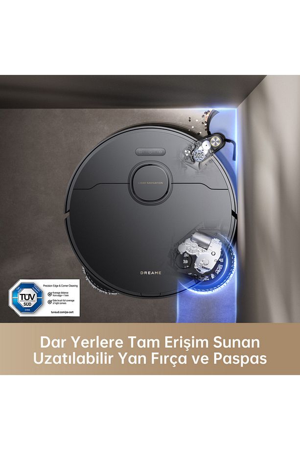 X40 Ultra Robot Süpürge Siyah - 3