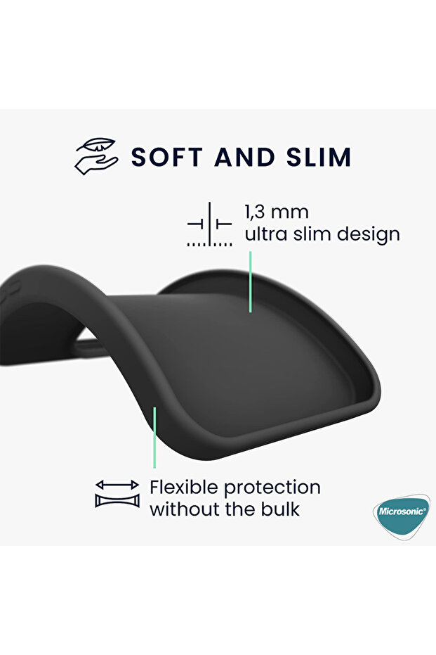 Matte Silicone Honor Magic 8 Lite Kılıf Siyah - 2