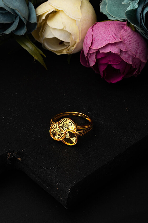 Therapy 22 Ayar Altın Yüzük - 4