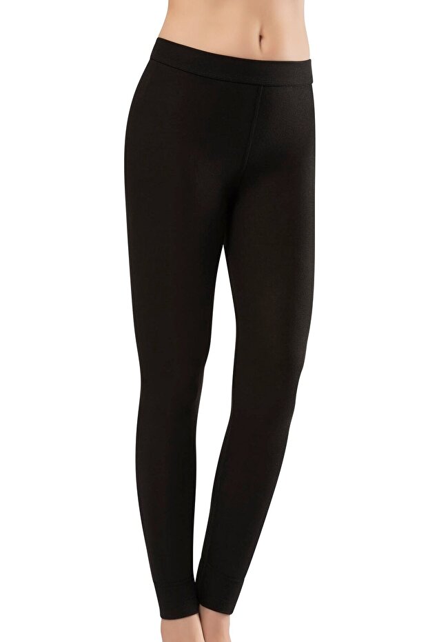 Black Erdem Inner Wear Thermal Underwear Leggings
