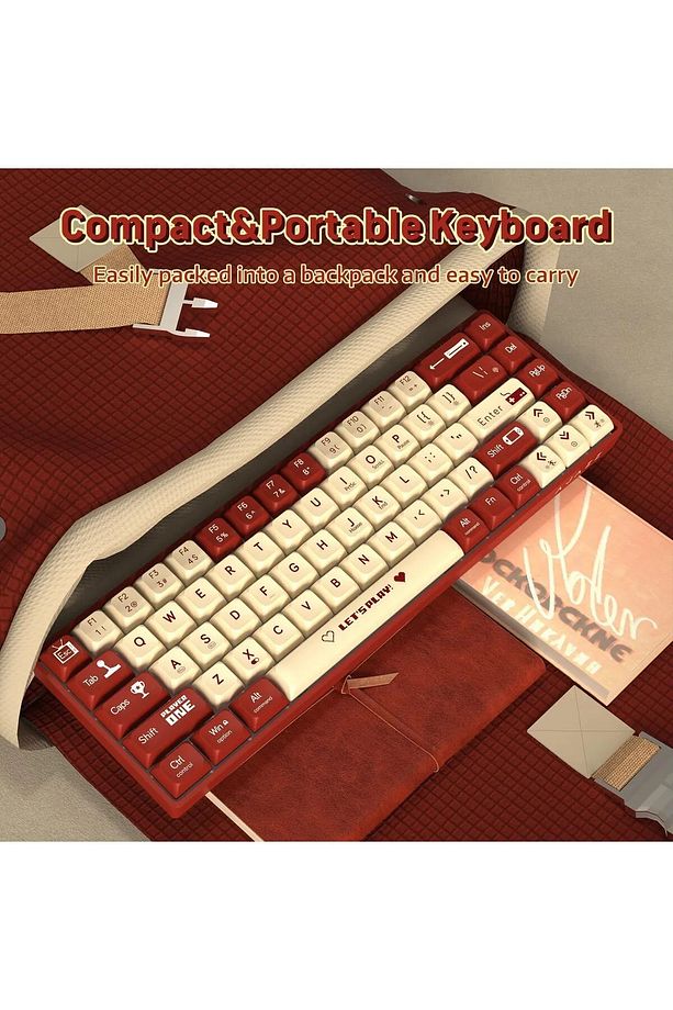 AK680 %60 Boy Yazılım Uygulamalı  Hot-Swap Kablolu Gaming Klavye Switch Hediyeli Oyuncu Klavyesi - 2