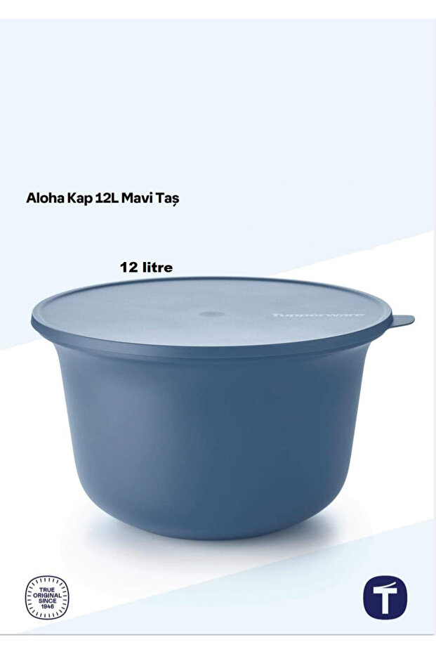 Aloha 12 Liter Blue Stone Camping Storage Container Large Size