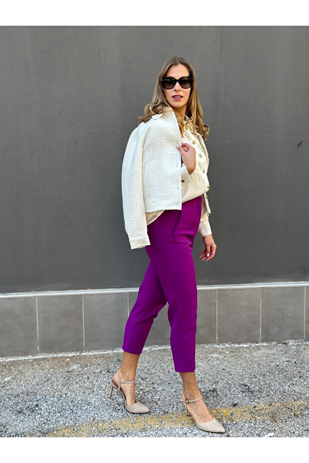 Ekru Tüvit Ceket - 6