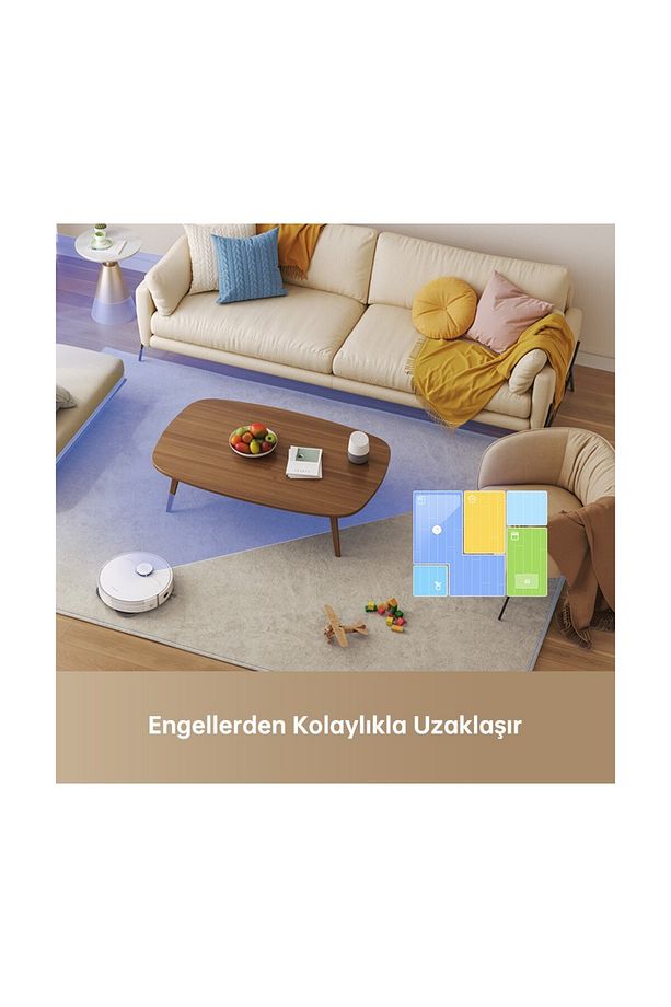 Pro Gen 2 Robot Süpürge Beyaz 7000 Pa Emiş Gücü (EN GÜÇLÜ ROBOT SÜPÜRGE) - 6