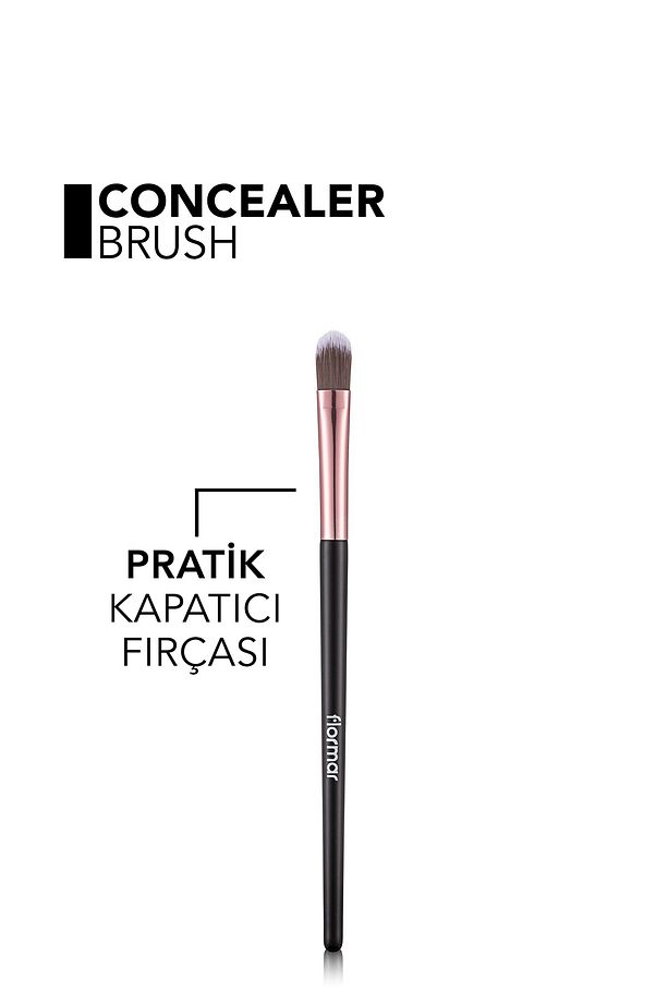 Yuvarlak Uçlu Elips Kapatıcı Fırçası - Concealer Brush - 007 - 8690604597727 - 4