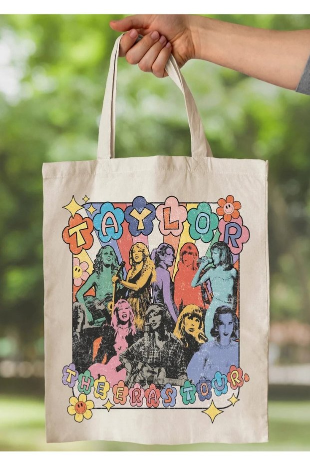 Taylor Swift The Eras Tour Tote Bag Cloth Bag