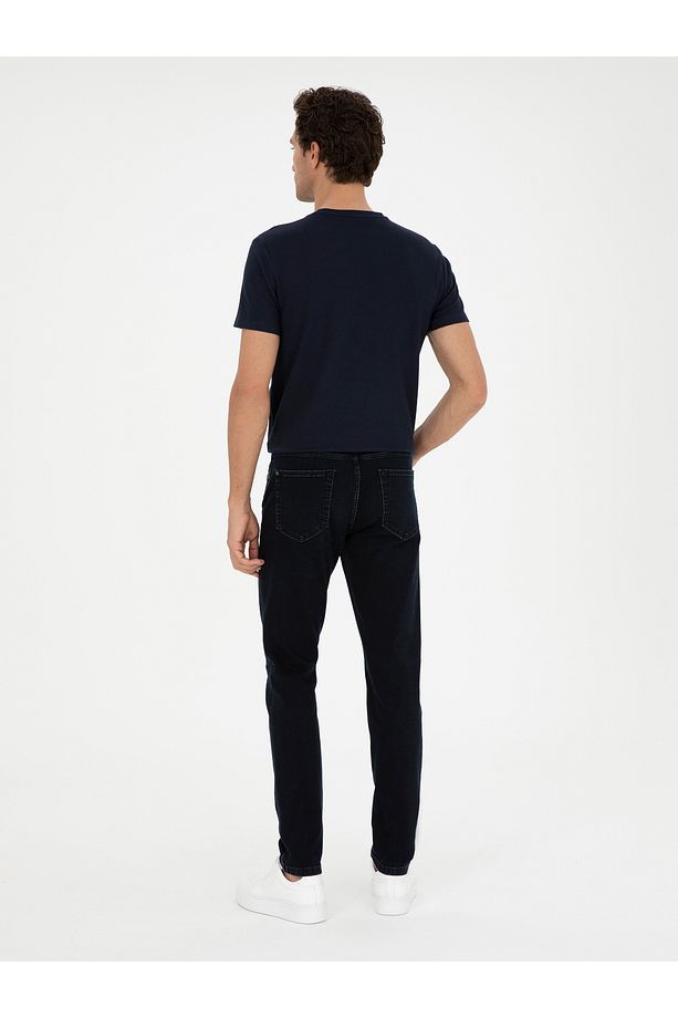 Lacivert Slim Fit Jean Pantolon 50294181-VR033 - 4