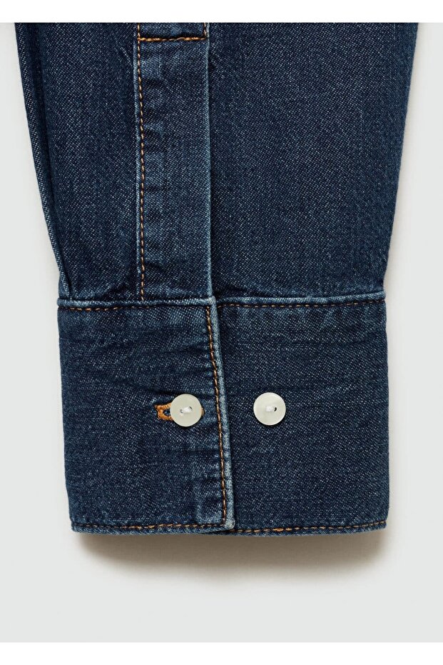 Geniş kesim gömlek ceket - 6