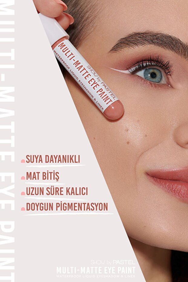 Multi Matte Waterproof 82 Vibing Eyeliner Ve Likit Far - 4