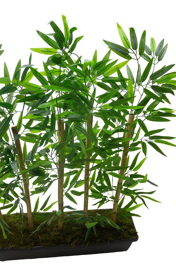Yapay Bambu Seperatör Antrasit Saksılı 100 Cm - 3