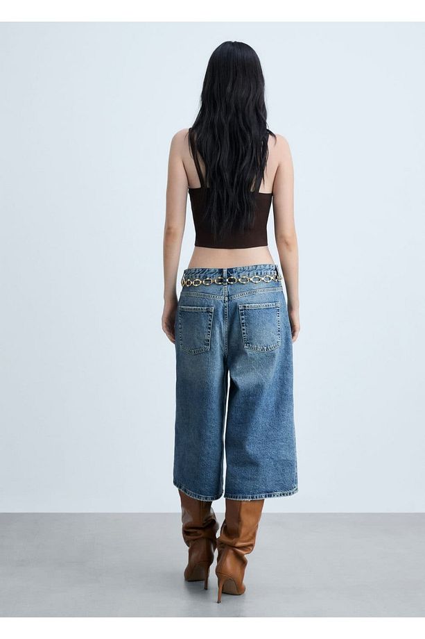 Triko cropped bluz - 4