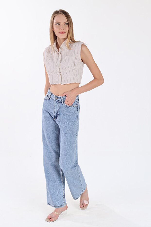 Blugi Ice wide-leg 11107 - 7